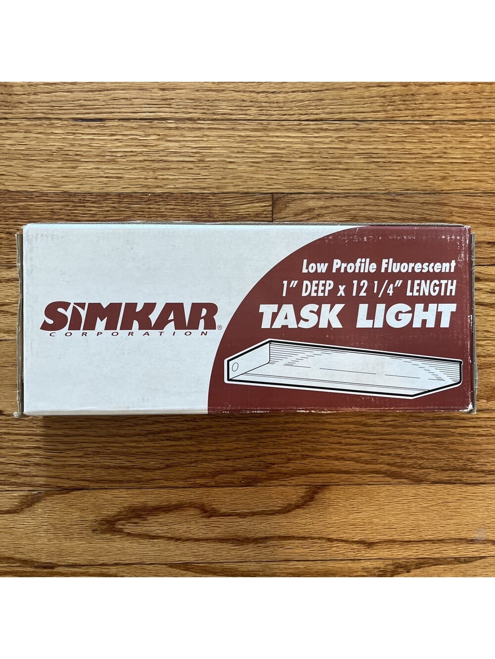 Simkar 61-00024 12" White Undercabinet T5 Fluorescent Task Light 120V